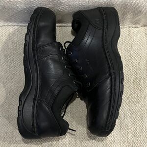 Red Wing steel toe Shoes Black Leather lace up Oxford